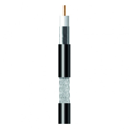 CABLE COAXIAL CLASS A 17PATCA 1.13/4.7/6.6MM NOIR 250M