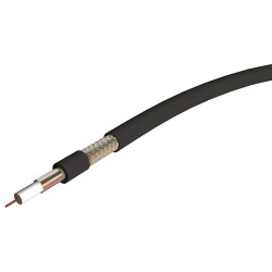 CABLE B4 PE NOIR 11DB CLASSE A ACIER CUIVRE EN 100M