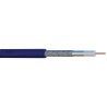 CABLE COAX VIDEO HDCVI MINI 0.29MM2 D:4.5MM BLEU 75OHMS 200M