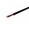 CABLE HAUT PARLEUR ROND SOUPLE NOIR 2X1.5 MM² EN 100M