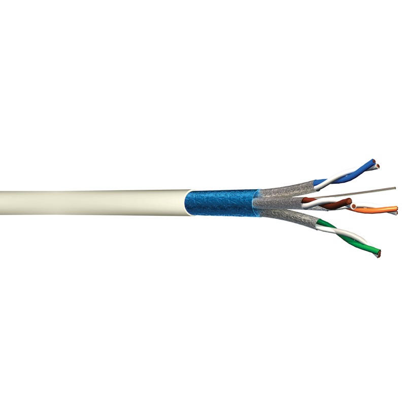 CABLE GRADE3 TV F/FTP 1 X 4 PAIRES LSZH T500M