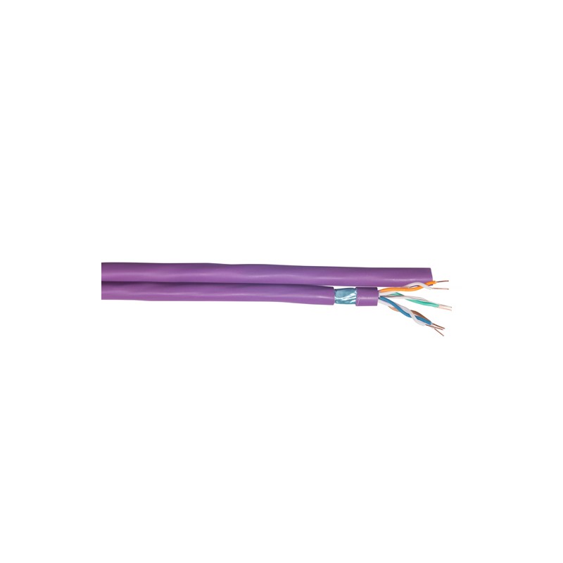 CABLE CAT6A F/FTP LSZH 2X4P EN 500M MMC