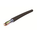 CABLE CAT6A S/FTP INT/EXT LSZH 1X4P NOIR BOX305M