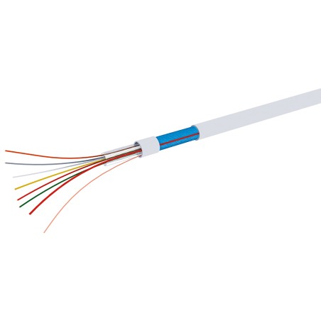 CABLE 6CDS RIGIDE BLANC 6/10 CUIVRE ECRAN / 500 M