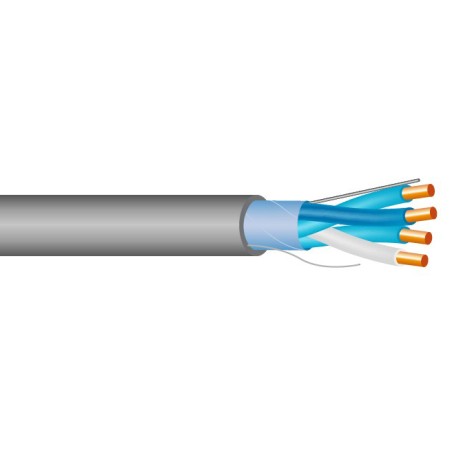 CABLE SYT1 7P 8/10 ALU CUIVRE GRIS AWG20 EN 100M