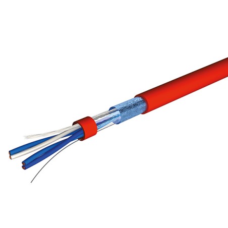 CABLE SYT1 1P 8/10 CUIVRE AE ROUGE EN 100M