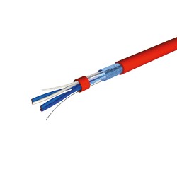 CABLE SYT1 2P 8/10 CUIVRE AE ROUGE EN 100M