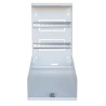 COFFRET METAL H380 X L245 X P110 + SERR.+ 2 RAIL DIN 2X13 MO