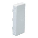 EMBOUT DE FERMETURE LAN GOULOTTE 60X40 BLANC