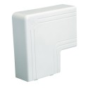 ANGLE PLAT NPAN GOULOTTE 40X40 BLANC