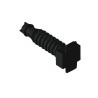 EMBASE A CHEVILLE DIAMETRE 6MN POLYAMIDE NOIR (100PCS)