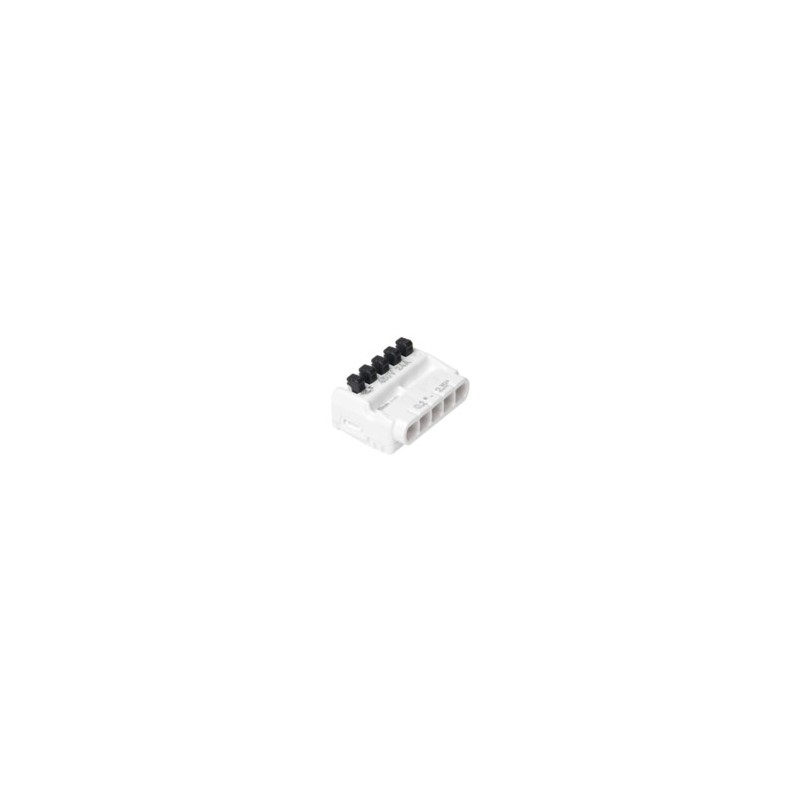 BORNES A LANGUETTE 2.5MM² 5 ENTREES (BOITE DE 50 PCS)