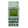 HORLOGE DIGITALE HEBDO RAIL DIN 230VAC 1 CONTACT INVERSEUR