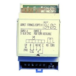 MODULE TEMPO 1 A 30 SECONDES RAIL DIN 12V