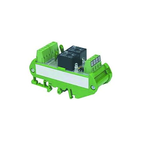 Relais rail DIN 12-30V AC/DC 8 relais / 8 LEDs Max. 250V AC / 10A - 30V DC / 10A