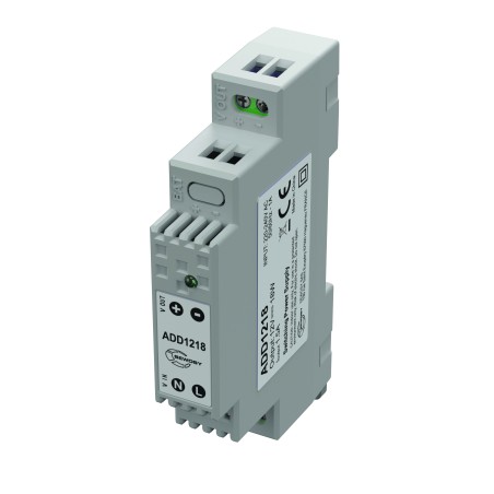 ALIMENTATION DIN 1 MODULE 230V AC / 12V DC / 18W - 1.5A