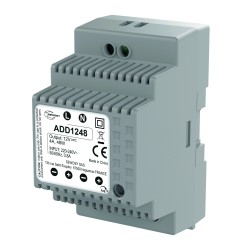 ALIMENTATION RAIL DIN 230V AC / 12VDC / 60W - 5A - 3 MODULES