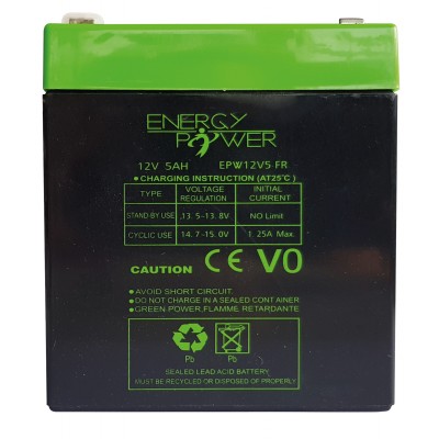 BATTERIE ENERGY POWER 12V 5AH EN BAC V0