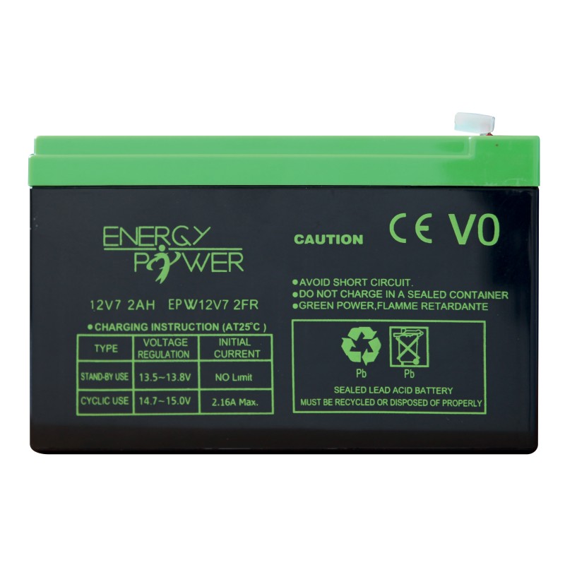 BATTERIE ENERGY POWER 12V 7.2AH EN BAC V0