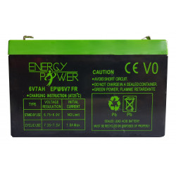 BATTERIE ENERGY POWER 6V 7AH EN BAC V0