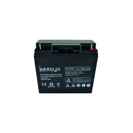 BATTERIE VRLA 12V 18Ah BAC FR UL94 V0 181 x 77 x 167 MM