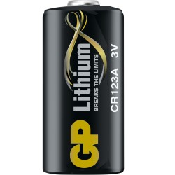 PILE LITHIUM CR123A 3V (BLISTER DE 1 PCE)