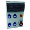 COFFRET CHANTIER NF 4PC 16A 1PC TETRA 32A ARRET FRONTAL