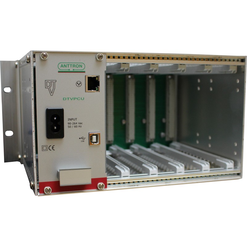 CHASSIS + ALIMENTATION POUR 5 MODULES STV ANTTRON