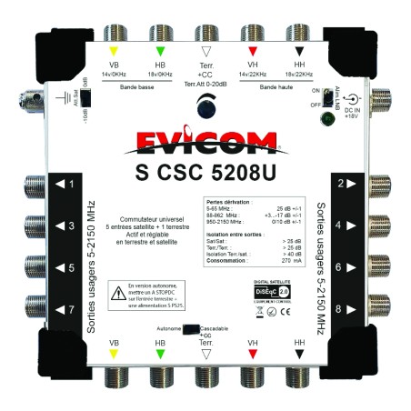 COMMUTATEUR AUTONOME 5E/8S