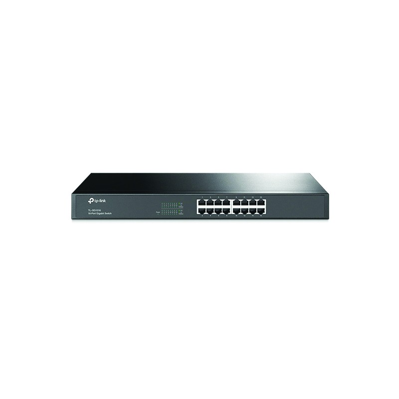 SWITCH 16 PORTS GIGABIT. RACKABLE 19'' 1U MÉTAL - FRANCOFA EURODIS