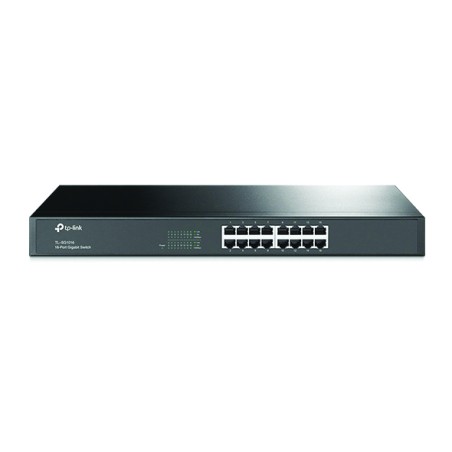 SWITCH 16 PORTS GIGABIT. RACKABLE 19'' 1U MÉTAL