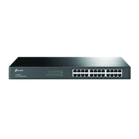 SWITCH 24 PORTS GIGABIT. RACKABLE 19'' 1U MÉTAL