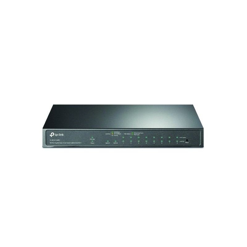 SWITCH DESK 8 PORTS GIGA .POE 123W. 2 UPLINK ADMINISTRABLE