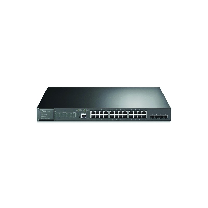 SWITCH 19'' 24 PORTS GIGA POE+ 384 W + 4 SFP