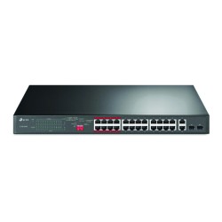 SWITCH 19'' 24 PORTS 10/100 POE+ 250 W + 2 COMBO