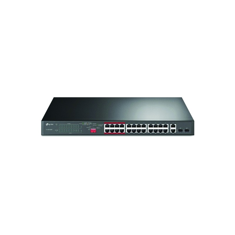 SWITCH 19'' 24 PORTS 10/100 POE+ 250 W + 2 COMBO