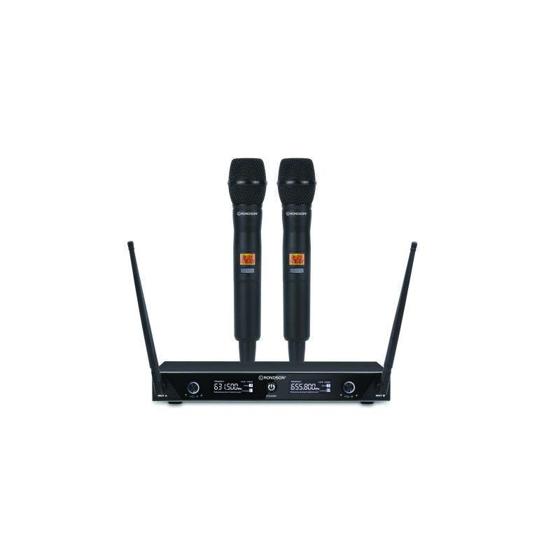 ENSEMBLE UHF DOUBLE DIVERSITY AVEC 2 MICROS MAINS