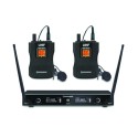 ENSEMBLE UHF DOUBLE DIVERSITY AVEC 2 MICROS CRAVATES