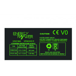 BATTERIE ENERGY POWER 12V 2.9AH EN BAC V0