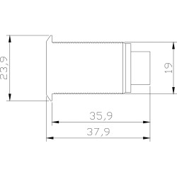 CAPTEUR INFRAROUGE IRS19 12/24V DC LED BLEUE / VERTE