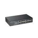 SWITCH 16 PORTS Gbps RJ45 RACKABLE FANLESS