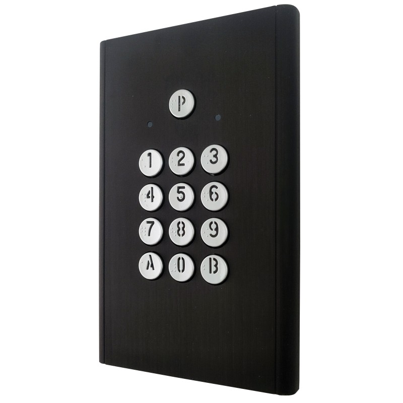 BOITIER SAILLE POUR CLAVIER HAUSSMANN COMPACT - NOIR