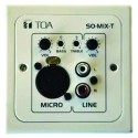 MIXER MURAL 1E MIC.1 AUX.BOITIER ENCASTRABLE OU SAILLIE