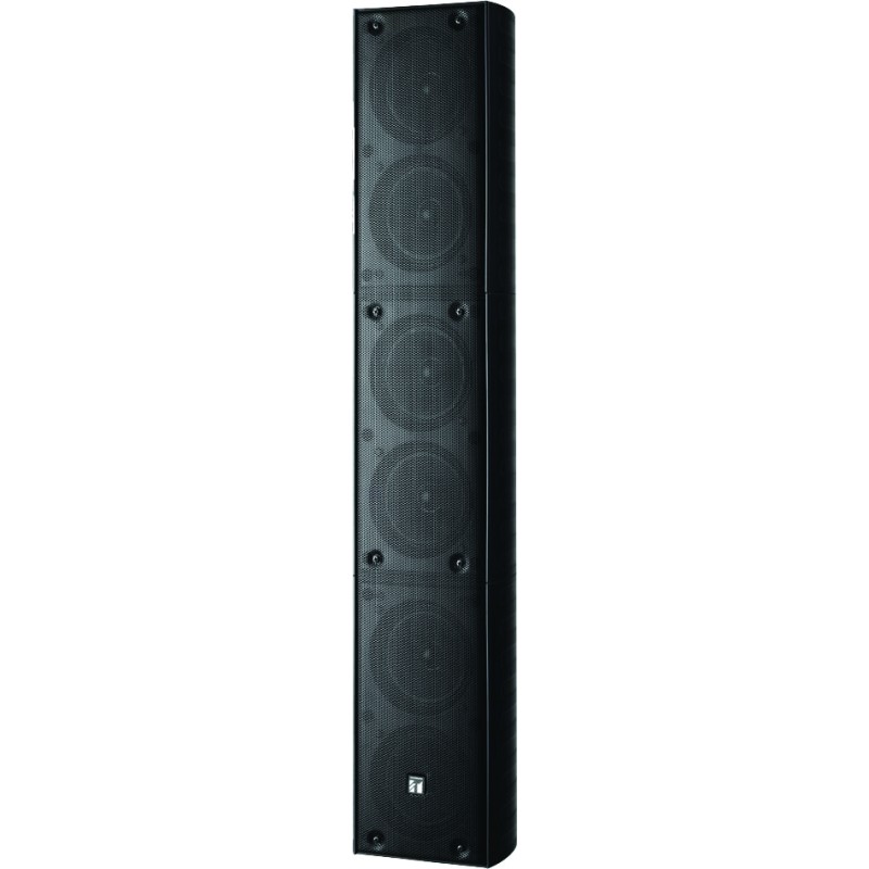 COLONNE SONORE NOIRE 6HP 10CM. 7.5/15/30/60W 100V + ROTULE