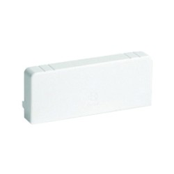 EMBOUT DE FERMETURE LAN 100X40 BLANC