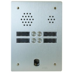 PLAQUE AUDIO ALU 2R 4BP 2VOICE COMPLETE