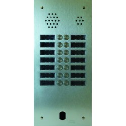 PLAQUE AUDIO ALU 2R 14BP 2VOICE COMPLETE