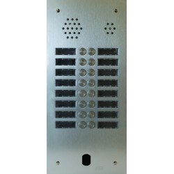 PLAQUE AUDIO ALU 2R 16BP 2VOICE COMPLETE