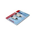 BLISTER 2 NAVETTES LEDS BLEUES