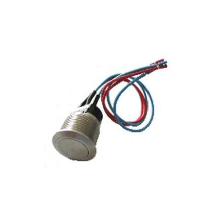 BOUTON SEUL INOX 12V NO/NF